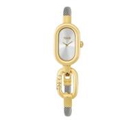 TOUS Reloj analógico con Brazalete de Acero y Caja de Acero IPG Dorado, Colección Hold Oval