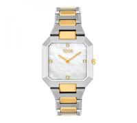 TOUS Reloj analógico con Brazalete de Acero y Esfera de nácar Karat (Acero/Dorado)