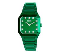 Tous - Reloj Analógico Con Brazalete De Aluminio Verde Karat Squared - U