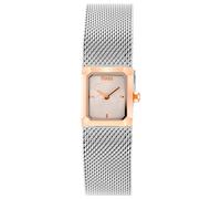 Tous - Reloj Analógico Con Brazalete De Malla Milanesa De Acero Y Acero Rosa Mini Mesh - Plateado - Dorado