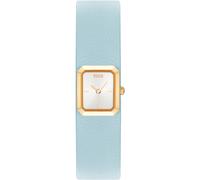 Tous - Reloj Analógico Con Brazalete De Piel Azul Y Acero Dorado Karat Emerald Mini - Azul Claro