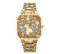 Tous - Reloj Analógico Con Brazalete Gravado De Acero Dorado Lit - Dorado
