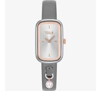 Tous - Reloj Analógico Con Correa De Piel Gris T-Band Club - Único