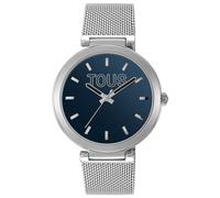Tous - Reloj Analógico Con Esfera Azul Y Brazalete De Acero S-Mesh Mirror - Plateado