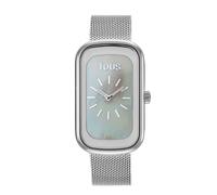 Tous - Reloj Analógico Con Esfera De Nácar Y Brazalete De Acero T-Band Club - Plateado
