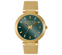 Tous - Reloj Analógico Con Esfera Verde Y Brazalete Dorado S-Mesh Mirror - Dorado