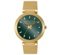 Tous - Reloj Analógico Con Esfera Verde Y Brazalete Dorado S-Mesh Mirror - U