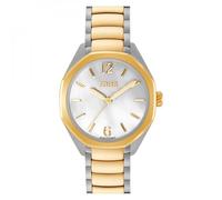 TOUS Reloj analógico con Movimiento Suizo, Esfera de nácar y Brazalete de de eslabones Acero Bicolor Now 3000141400