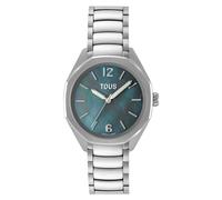 Tous - Reloj Analógico Con Movimiento Suizo, Esfera De Nácar Y Brazalete De Eslabones De Acero Tous Now Lady - Plateado