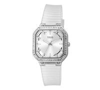 Tous - Reloj Analógico De Acero Con Zirconitas Gleam Fresh - Plateado