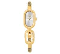 TOUS Reloj analógico/Digital con Brazalete de Acero Dorado Hold Oval 3000144300