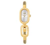 TOUS Reloj analógico/Digital con Brazalete de Acero Dorado Hold Oval 3000144300