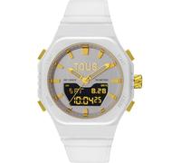 TOUS Reloj analógico/Digital de Acero con Brazalete de Nylon Bet (Blanco) Ref. 3000135300