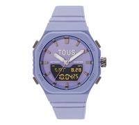 Tous - Reloj Analógico/Digital De Acero Ip Lila Con Brazalete De Nylon Lila Bet - Lila