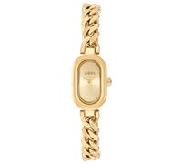 TOUS Reloj analógico Joya con Brazalete Cadena de Acero Dorada, Colección Oval Time
