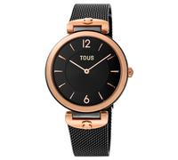 Tous - Reloj Analógico S-Mesh Bicolor Acero Ip Rosado/Ip Negro - U