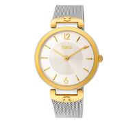 Tous Reloj analógico S-Mesh de acero inoxidable