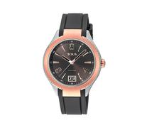 Tous - Reloj Analógico St Bicolor De Ip Rosado/Acero Con Correa De Caucho Negra - Plateado - Dorado Rosado