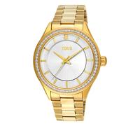 Tous - Reloj Analógico T-Shine De Acero Ip Dorado Con Zirconias Cúbicas - Dorado