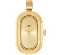 TOUS Reloj Colgante analógico en Acero Hold Oval (Dorado)