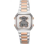 Tous - Reloj Digital Con Brazalete De Acero Bicolor D-Bear Mini - Plateado - Dorado Rosado
