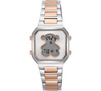 Tous - Reloj Digital Con Brazalete De Acero Bicolor D-Bear Mini - Plateado - Dorado Rosado
