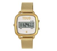 Tous - Reloj Digital Con Brazalete De Acero Ipg Dorado D-Logo New - Dorado