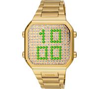 Tous Reloj D-Bear 3000130700 - LED digital, brazalete acero inoxidable bañado en oro - Mujer
