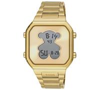 Tous - Reloj Digital Con Brazalete De Acero Ipg Dorado D-Bear - Dorado