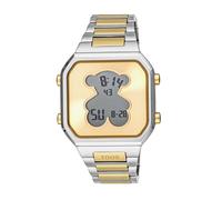 Tous - Reloj Digital Con Brazalete De Acero Ss Y Acero Ipg Dorado D-Bear - Plateado - Dorado