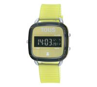 Tous - Reloj Digital De Policarbonato Con Correa De Silicona Verde D-Logo Fresh - Único