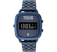 Tous Reloj Mujer Digital Brazalete de Acero Azul D-Logo