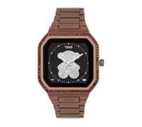 Tous - Reloj Smartwatch Con Brazalete De Acero Marrón Y Zirconitas B-Connect - Chocolate