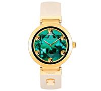 Tous - Reloj Smartwatch Con Correa Beige Y Motivos De Acero Dorado S-Connect Charms - Plateado - Dorado