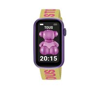 Tous - Reloj Smartwatch Con Correa De Nylon Y Correa De Silicona Fucsia T-Band - Único