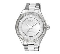 TOUS Reloj Tender Shine de Acero con zirconias cúbicas 200350510