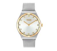 TOUS Relojes Mujer Reloj Analógico Con Brazalete De Acero Y Acero Dorado Karat Round Mesh