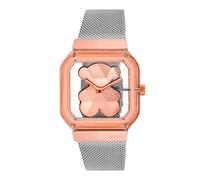 TOUS Relojes Mujer Reloj Analógico Con Brazalete De Acero Y Acero Rosado D-Bear Party