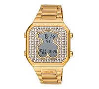 Tous Reloj para mujer D-Bear 3000130800 Cuarzo digital brazalete acero inoxidable IPG chapado en oro