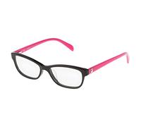 Tous S0350806 Montura de Gafas VTK523490700 para Infantiles, Negro, 49 mm