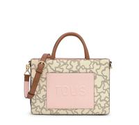 Shopper mediano 2002188201 Amaya kaos icon beige