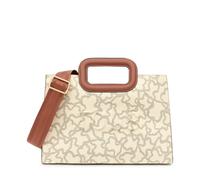 TOUS Shopper Mediano Amaya Beige, Para Mujer, Medidas 21,5 x 31 x 16,5 cm, Colección Kaos Icon