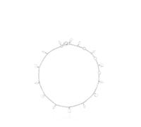 TOUS Tobillera de Plata de Primera Ley y Perlas Cool Joy, Colección Cool Joy