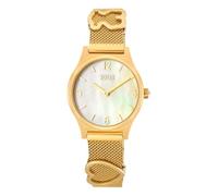 Tous - Reloj Analógico Con Brazalete De Acero Ipg Dorado Y Esfera De Nácar Epic Icon Mesh - Dorado