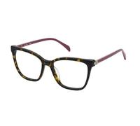 TOUS VTOC07 Gafas, Shiny Brown/Yellow Havana, 54 para Mujer