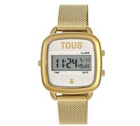 TOUS Watches d-Logo Reloj para Mujer Digital con Brazalete de Acero Inoxidable bañado en Oro 300358090