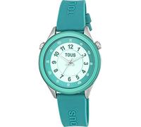 TOUS Watches Mini Self Time Reloj para Mujer Analógico de Cuarzo con Brazalete de Silicona 200358053
