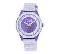 Tous Reloj analógico Malva Vibrant Sun U para mujer, cuarzo japonés, brazalete nylon