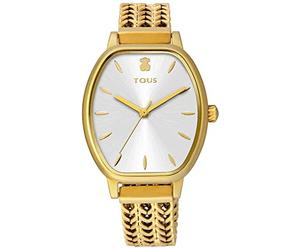 TOUS Watches Osier Reloj para Mujer Analógico de Cuarzo con Brazalete de Acero Inoxidable 100350410