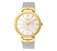 Tous Reloj analógico S-Mesh de acero inoxidable